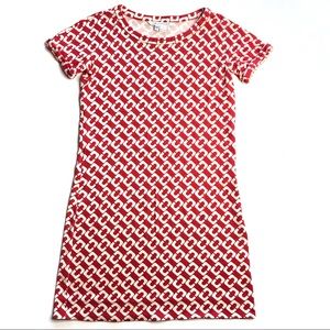 Diane Von Furstenberg Silk Beth Dress Chain Link Print
